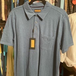 (New) Men’s Designer Polo / Medium / Blue